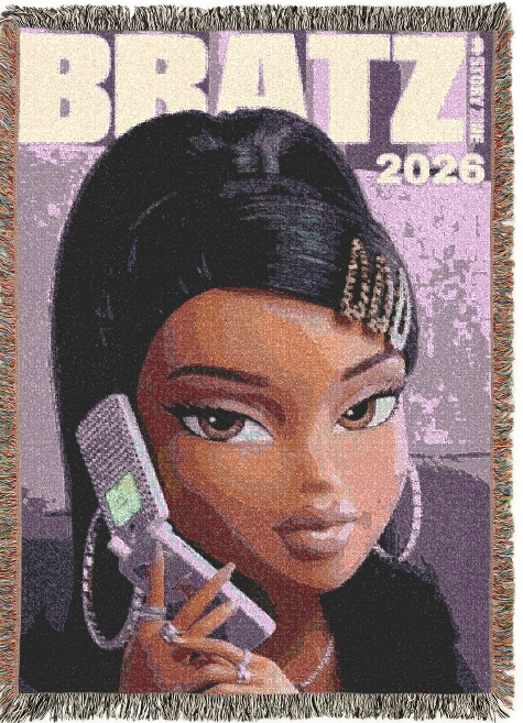 Flip Phone Jade Blanket